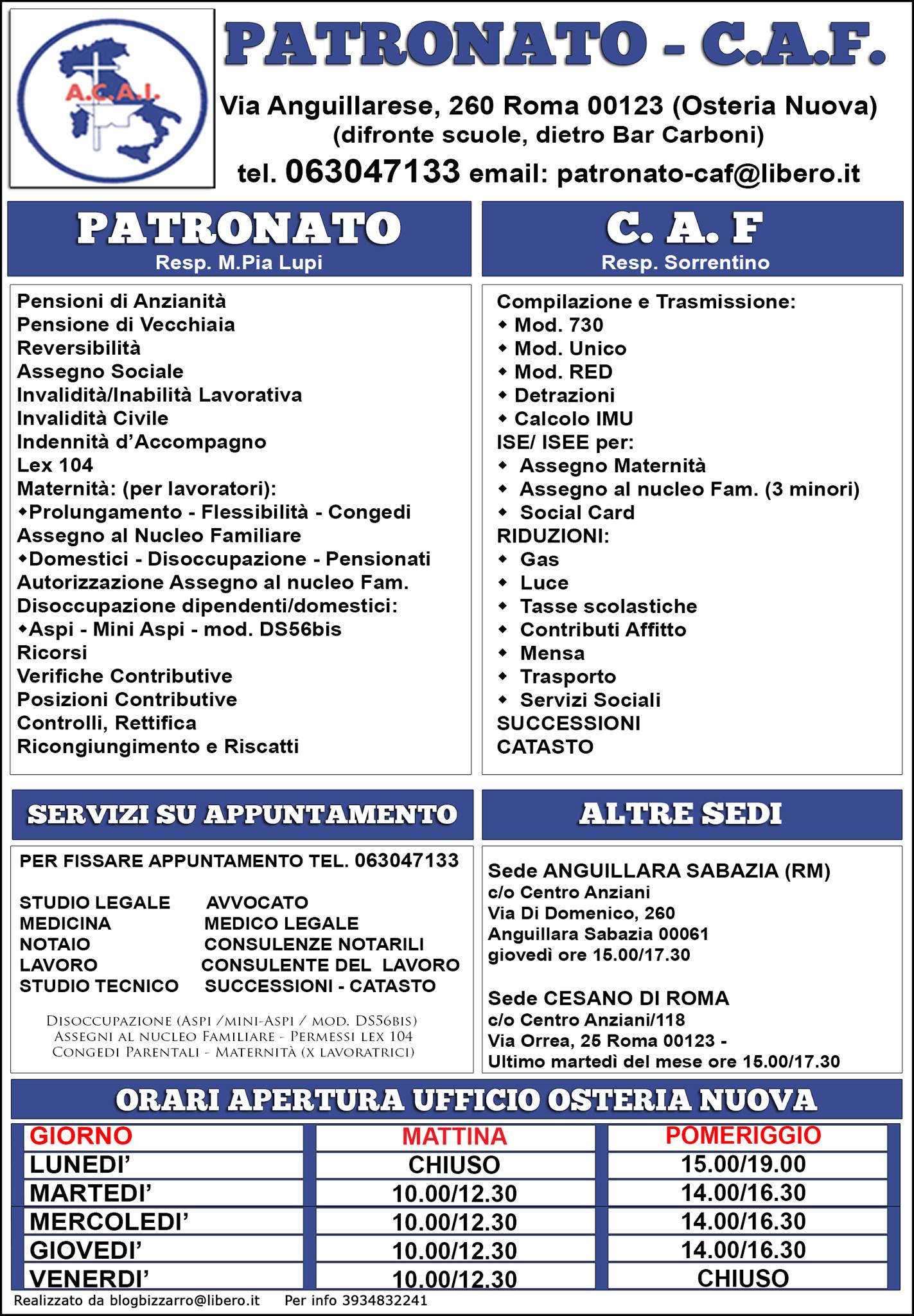 News Patronato Caf Centro Assistenza Fiscale Al Servizio Dei Cittadini Centro Servizi 0287